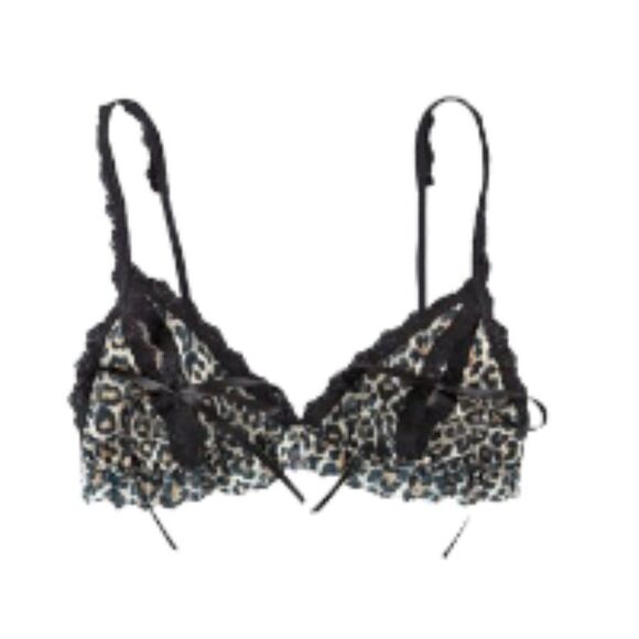 Hanky Panky After Midnight Classic Leopard Print Peekaboo Bralette Mediu… - Picture 2 of 3